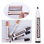 Pennarello per riparazione riempitivo antigraffio per mobili da 2 pezzi, dimensioni: 13,3x2 cm