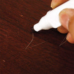 Pennarello per riparazione riempitivo antigraffio per mobili da 2 pezzi, dimensioni: 13,3x2 cm