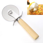 Coltello per pizza in acciaio inox con ruota da 6 cm