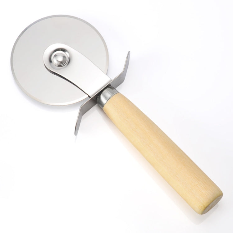 Coltello per pizza in acciaio inox con ruota da 6 cm