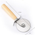 Coltello per pizza in acciaio inox con ruota da 6 cm