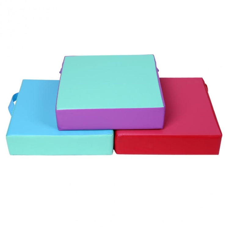 Set 3 cuscini per sedia bambini con cinturino e fibbia