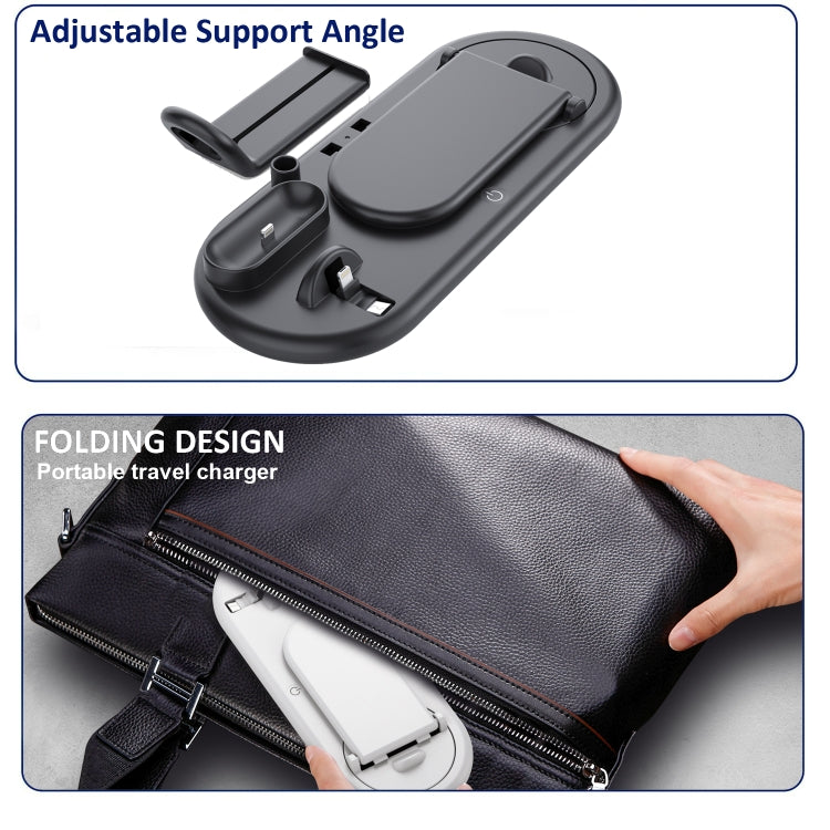 Caricabatterie wireless HQ-UD20 10W per smartphone, Apple Watch e AirPods - immagine 4