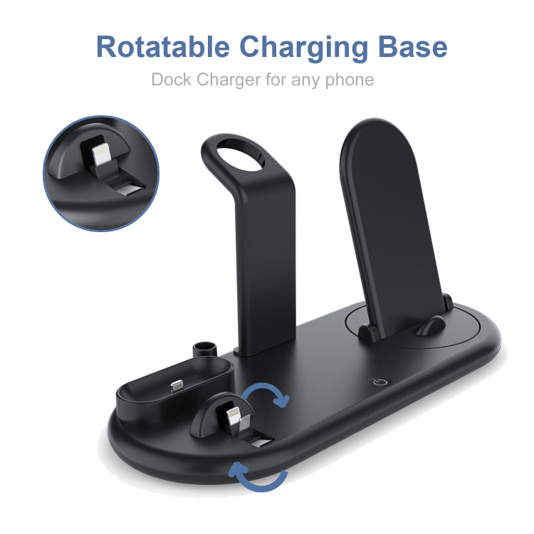 Caricabatterie wireless HQ-UD20 10W per smartphone, Apple Watch e AirPods - immagine 5
