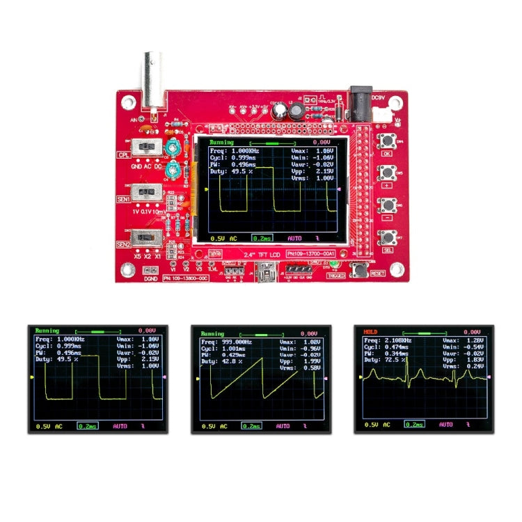 Oscilloscopio digitale DSO138 con display TFT a colori da 2,4 pollici - immagine 2