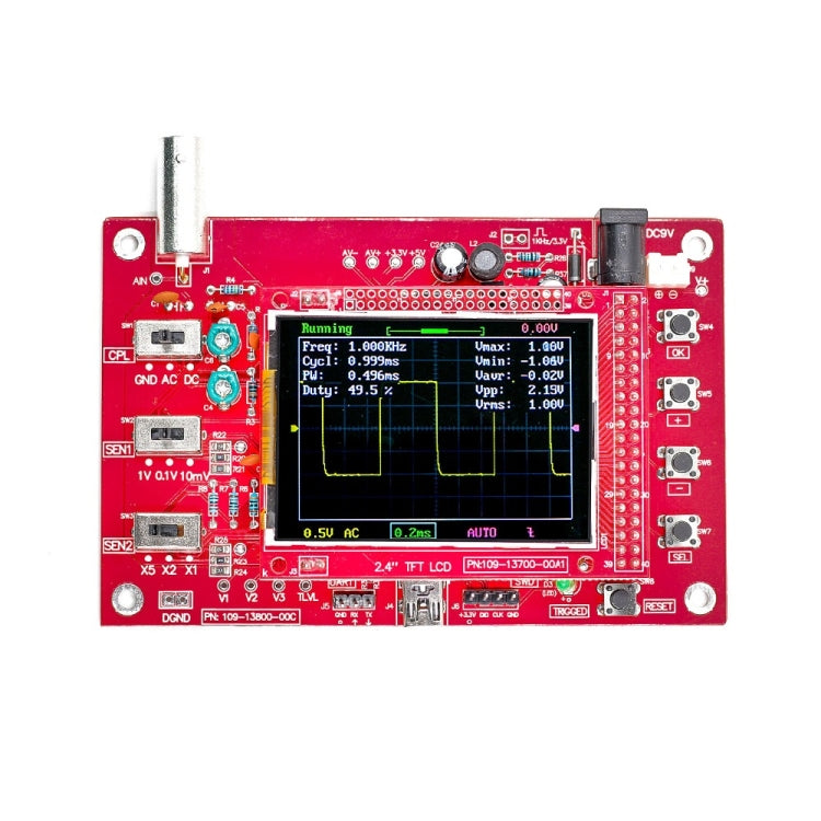 Oscilloscopio digitale DSO138 con display TFT a colori da 2,4 pollici - immagine 5