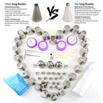 Set 88 pezzi bocche decorative per dolci in acciaio inox