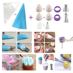 Set 88 pezzi bocche decorative per dolci in acciaio inox