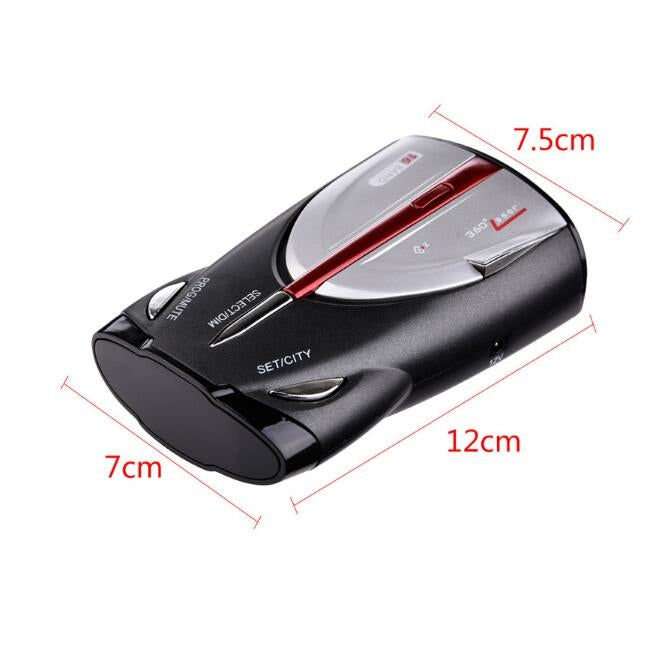 Rilevatore auto anti radar laser 12V con display LED
