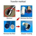 Filtro rubinetto cucina a carbone attivo 2 pezzi