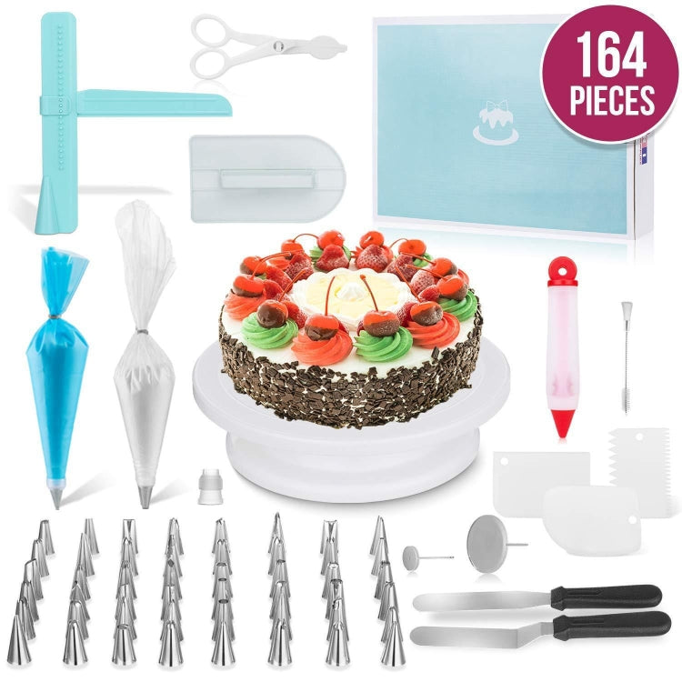 Set giradischi e bocche per decorare torte 164 pezzi