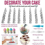 Set giradischi e bocche per decorare torte 164 pezzi