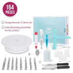 Set giradischi e bocche per decorare torte 164 pezzi