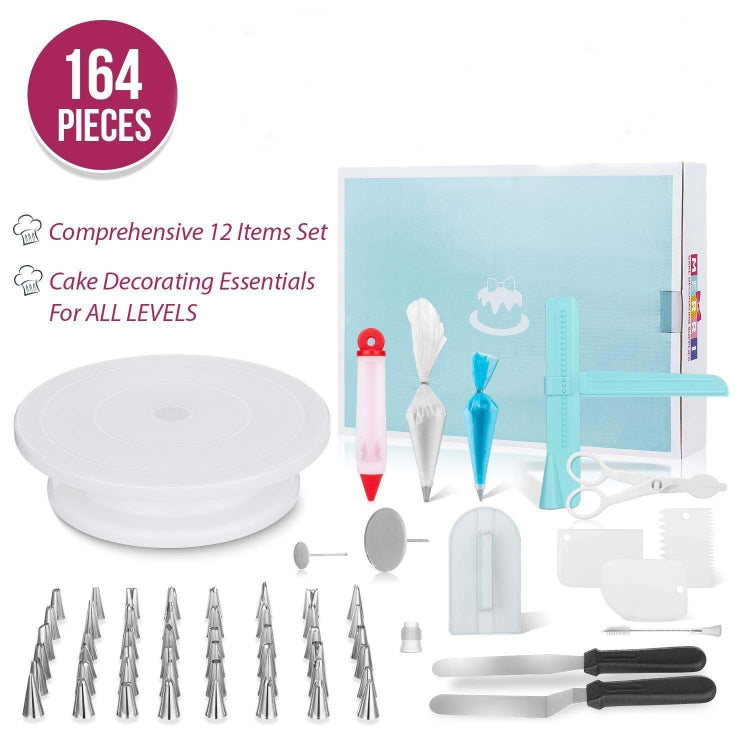 Set giradischi e bocche per decorare torte 164 pezzi