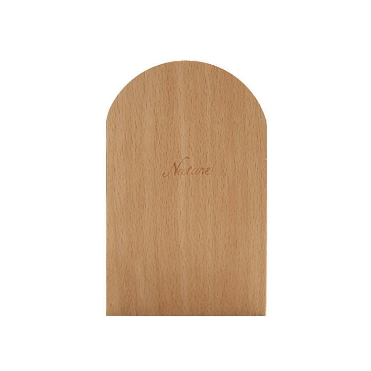Fermalibri antiscivolo in legno naturale 13x8x10 cm