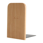 Fermalibri antiscivolo in legno naturale 13x8x10 cm