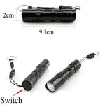 Mini torcia tattica super luminosa impermeabile 12cm