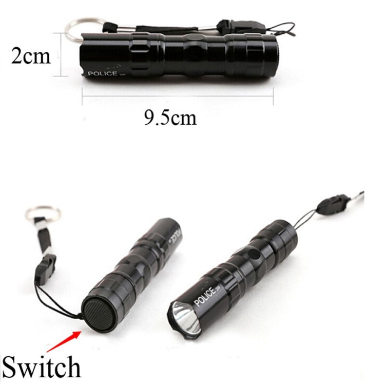 Mini torcia tattica super luminosa impermeabile 12cm