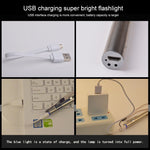 Torcia ricaricabile USB a penna 1200 lumen 5W