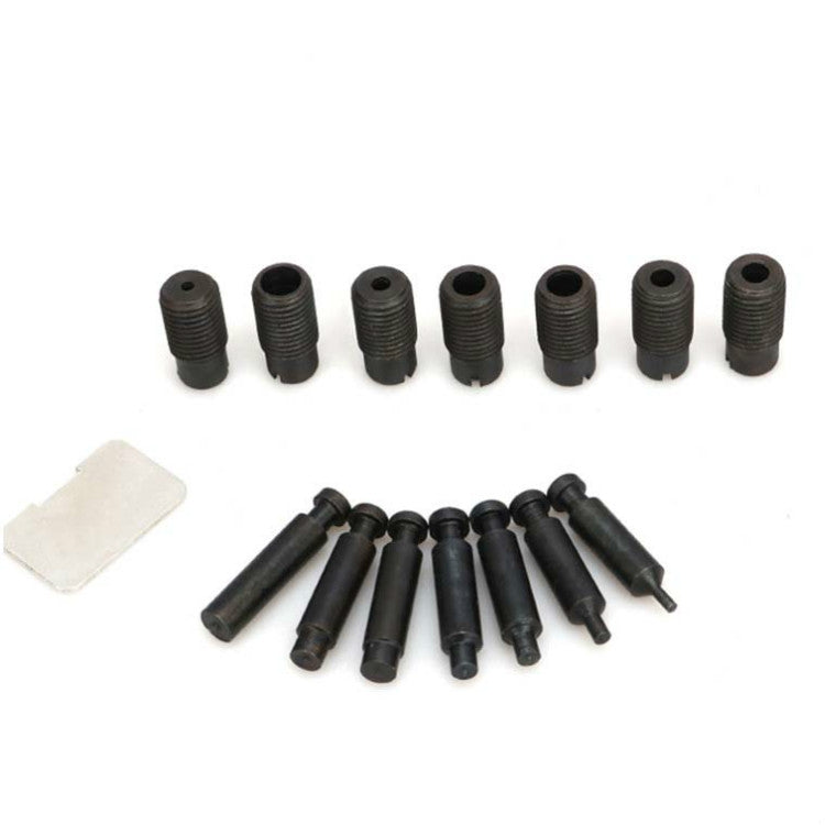 Set punzonatrici manuali 16 in 1 in acciaio inox