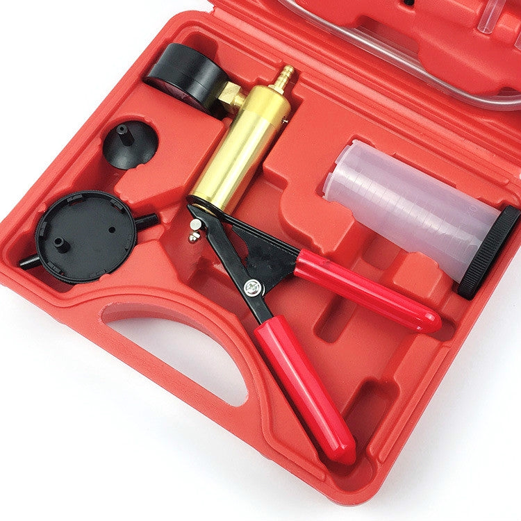 Pompa a vuoto manuale per sostituzione liquido freni auto