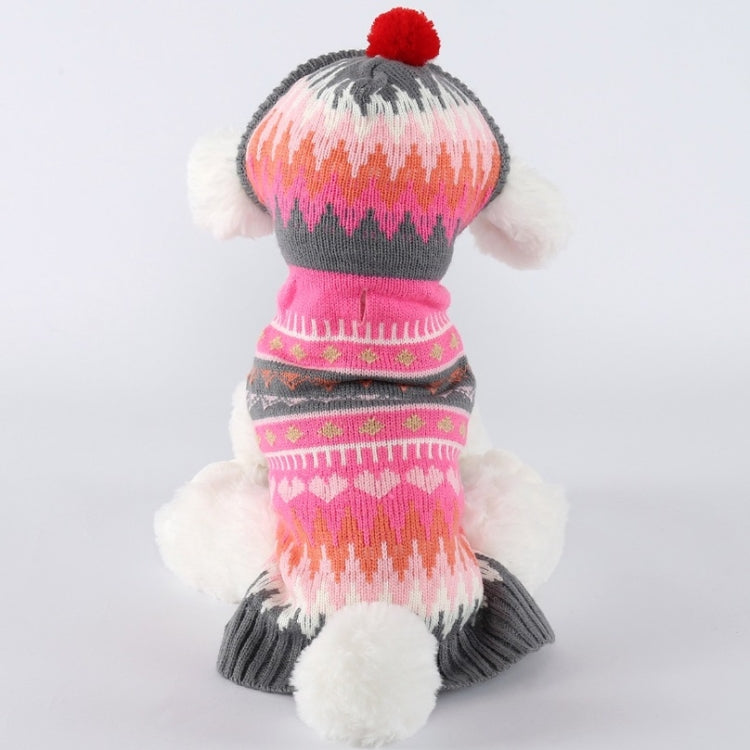 Maglione natalizio con cappuccio per animali domestici