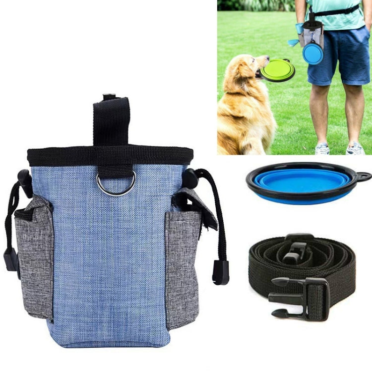 Borsa da addestramento per cani con ciotola pieghevole
