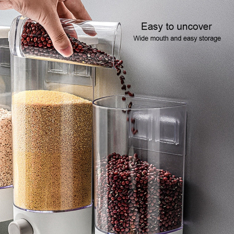 Contenitore a parete per cereali in ABS e PS, grande capacità
