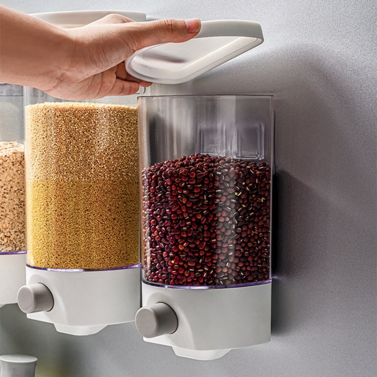Contenitore a parete per cereali in ABS e PS, grande capacità