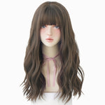 Parrucca donna capelli lunghi leggermente riccia 58cm