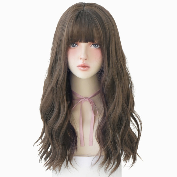 Parrucca donna capelli lunghi leggermente riccia 58cm