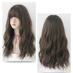 Parrucca donna capelli lunghi leggermente riccia 58cm