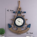 Orologio da parete in legno retrò 42,8x34,5 cm