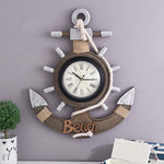 Orologio da parete in legno retrò 42,8x34,5 cm