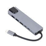 Docking station USB-C 6 in 1 con HDMI, RJ45 e USB 3.0