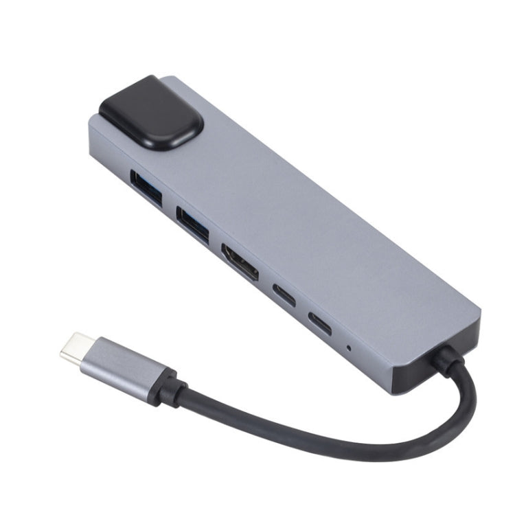 Docking station USB-C 6 in 1 con HDMI, RJ45 e USB 3.0