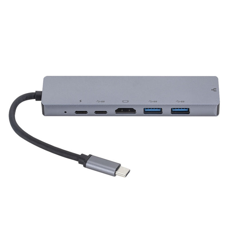 Docking station USB-C 6 in 1 con HDMI, RJ45 e USB 3.0