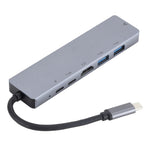 Docking station USB-C 6 in 1 con HDMI, RJ45 e USB 3.0