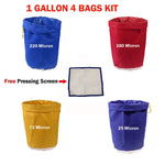 Set 4 sacchetti filtro poliestere per residui vegetali 1 gallone