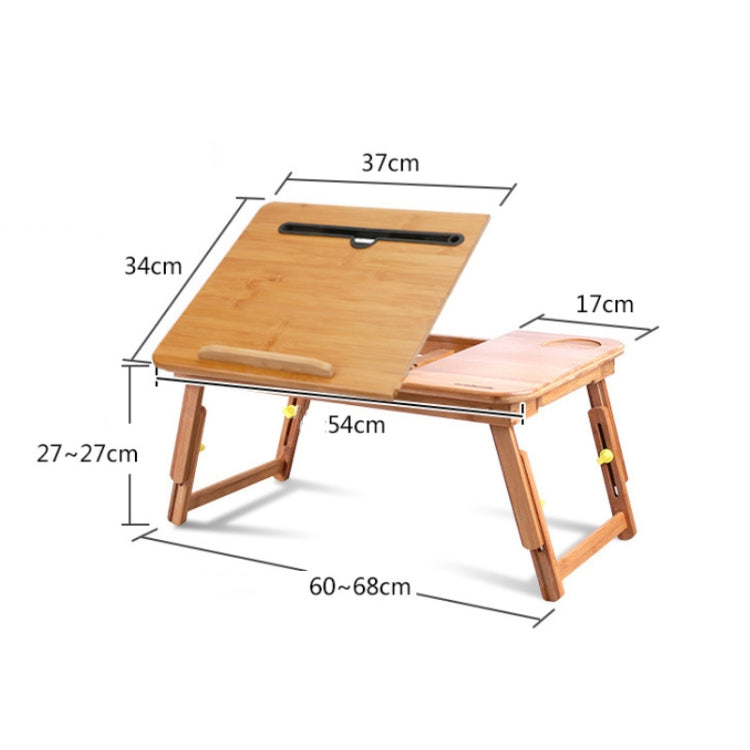 Scrivania pieghevole per laptop con cassetto e slot carte