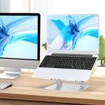 Staffa regolabile in lega di alluminio per laptop e tablet
