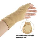 Guanti scaldapolsi a compressione sportiva traspiranti S-L