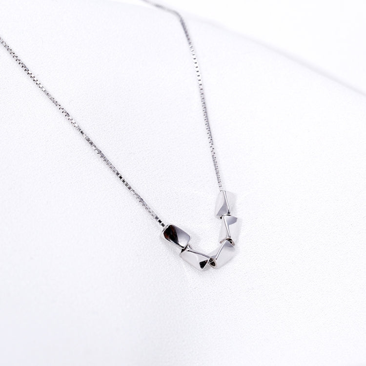 Collana piselli in argento sterling 925 con zirconi