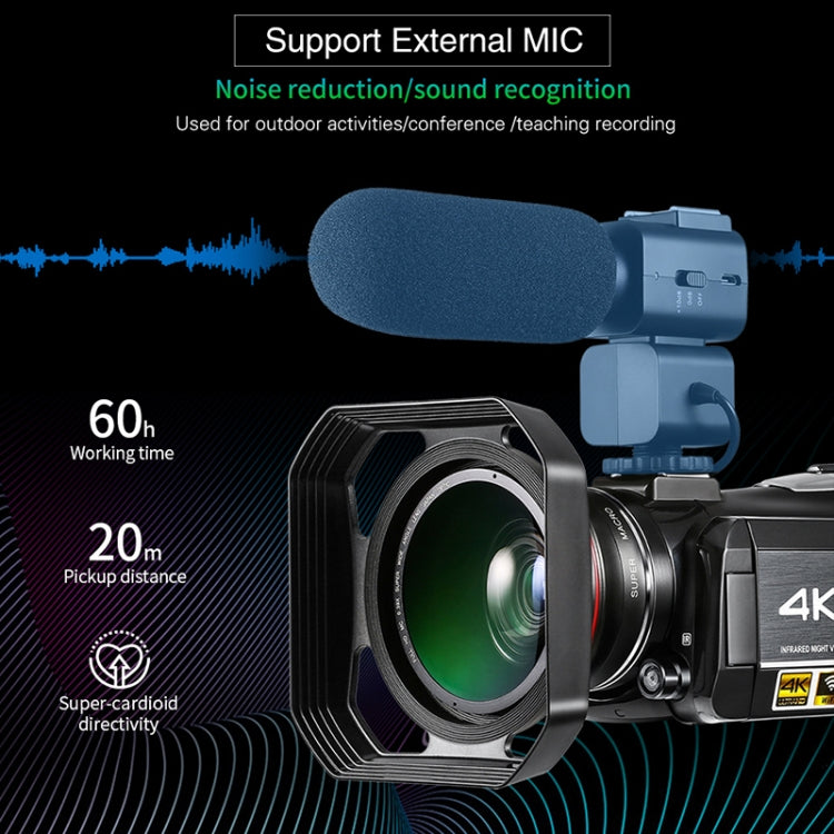 Videocamera digitale ORDRO AC3 4K con schermo IPS 3,1"