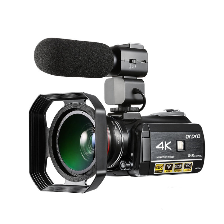 Videocamera digitale ORDRO AC3 4K con schermo IPS 3,1"
