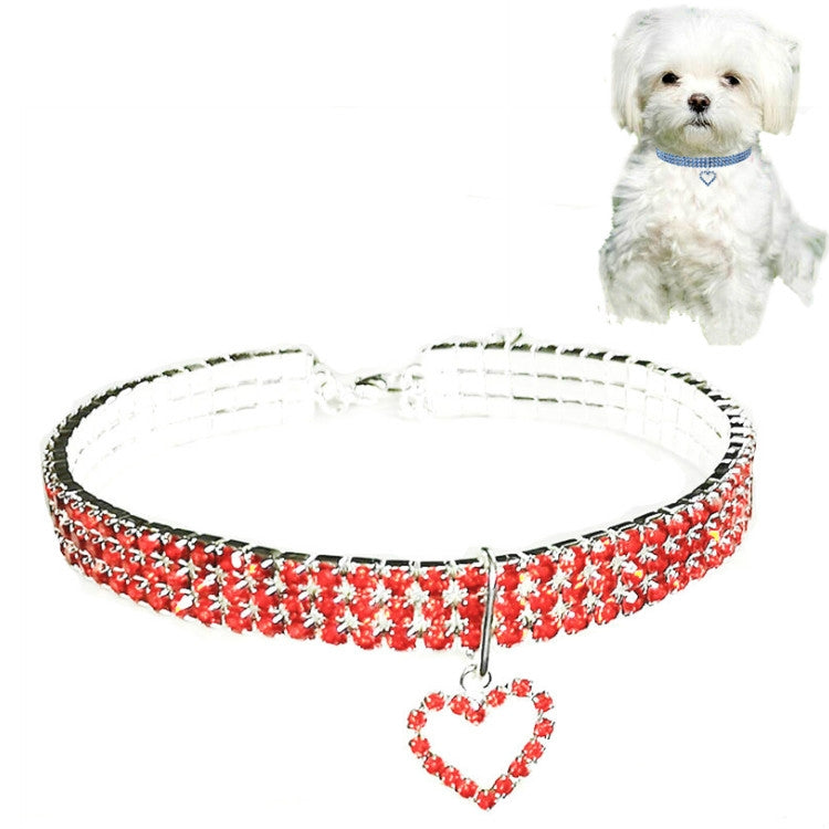 Set 2 collari elastici per cani e gatti S M L