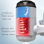 Connessione rubinetto acqua calda elettrica Zoosen 3000W