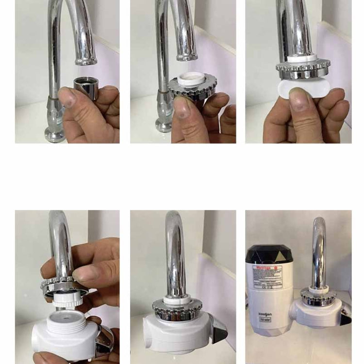 Connessione rubinetto acqua calda elettrica Zoosen 3000W