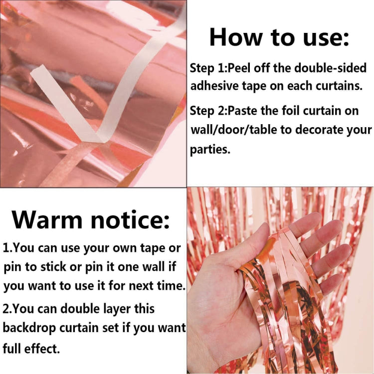 Set decorazioni palloncini oro rosa per feste