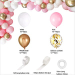 Set decorazioni palloncini rosa per festa compleanno